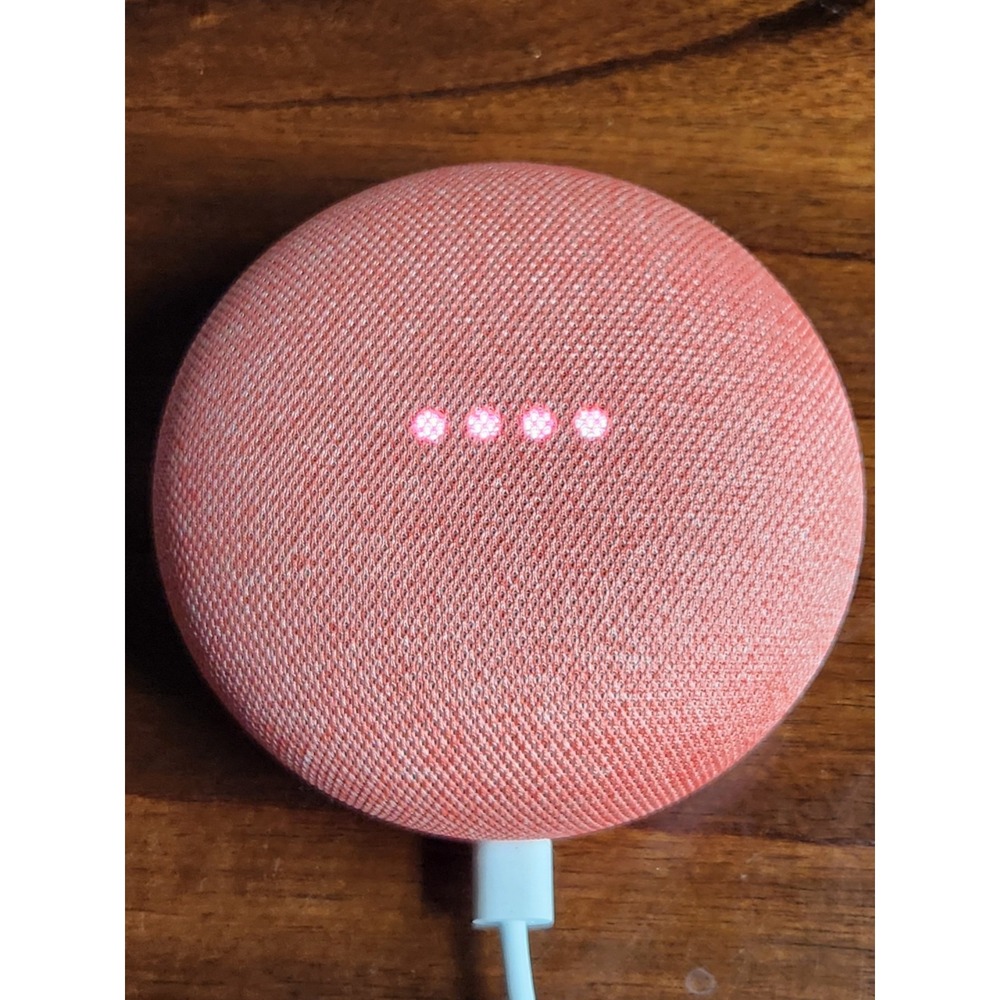 Google Home Mini Smart Speaker with Google Assistant  Coral 10395A-HOA